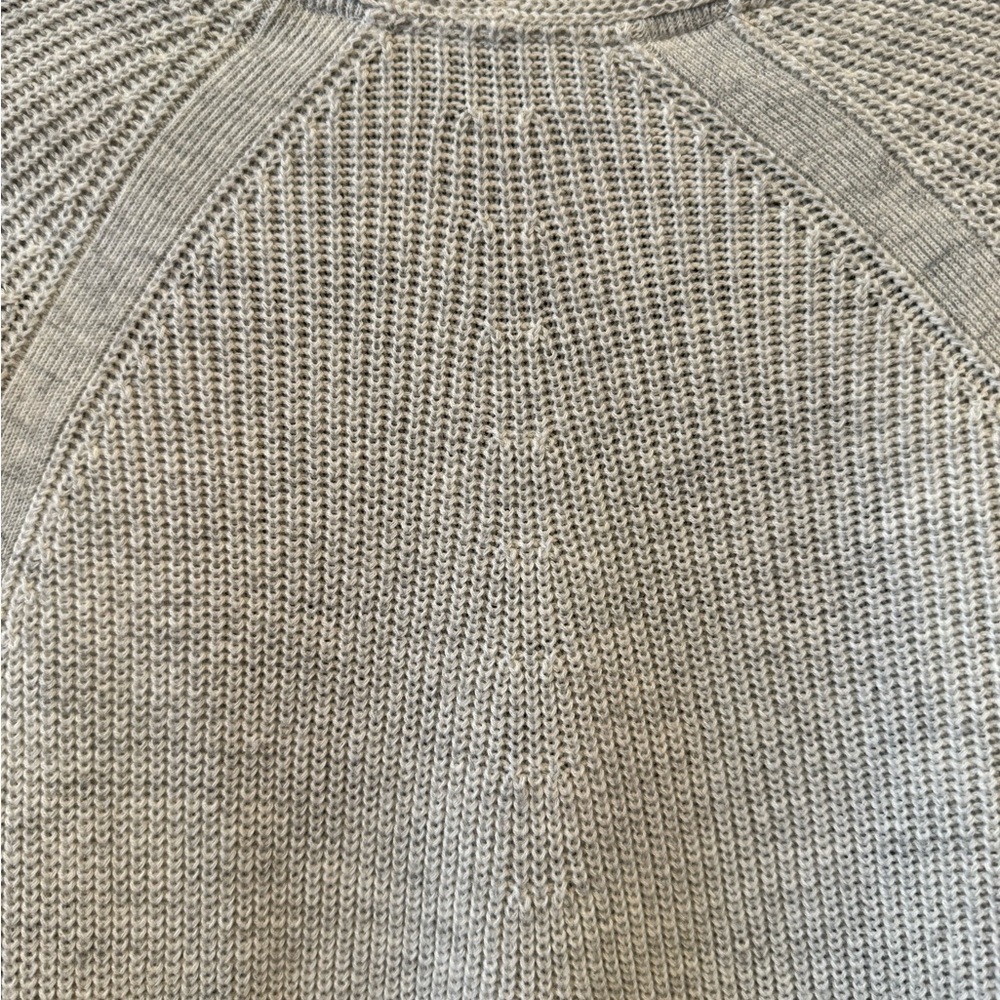 Athleta light heather grey open swing travel/ lounge cardigan/jacket - Picture 6 of 11